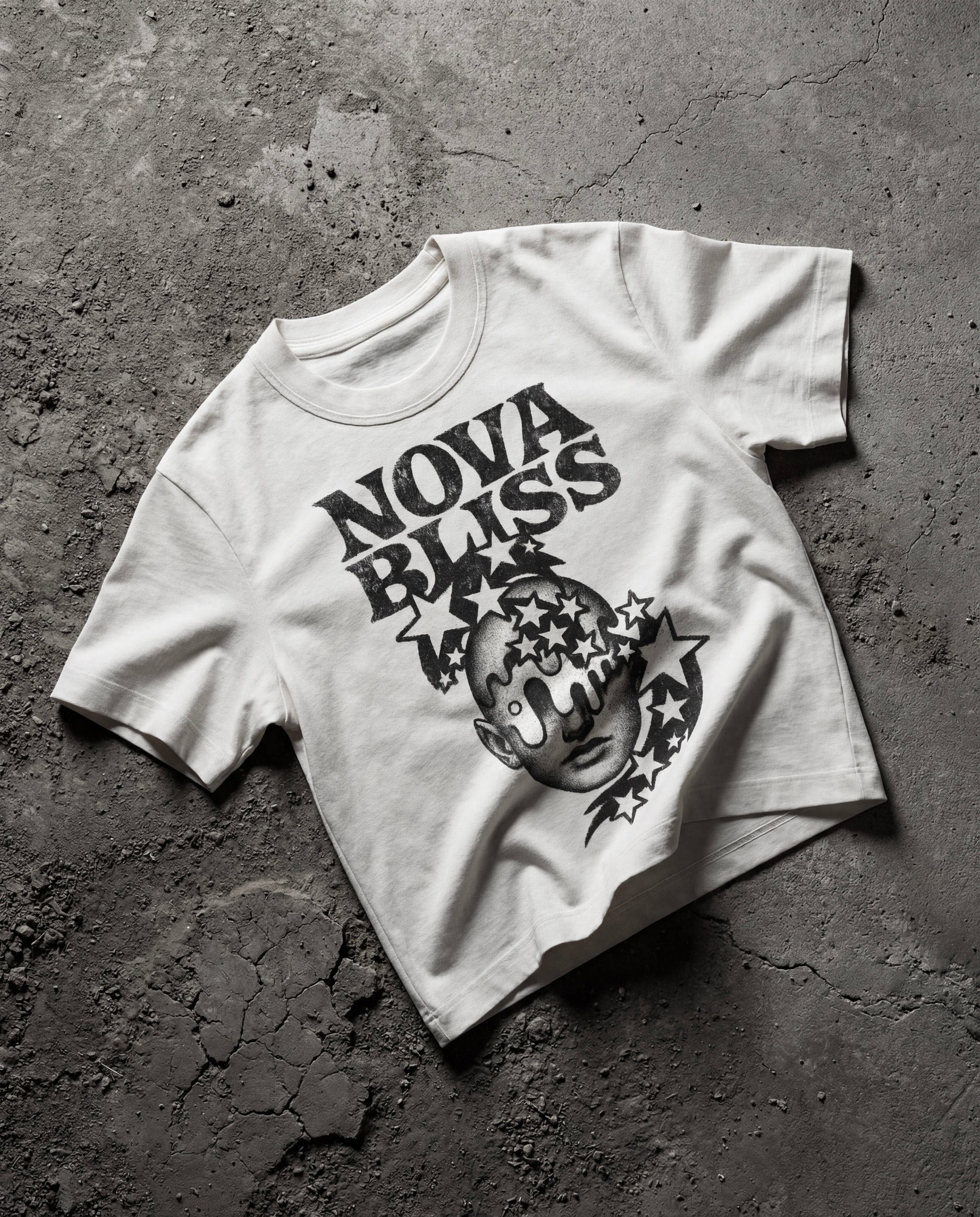 Nova Bliss White Boxy Tee
