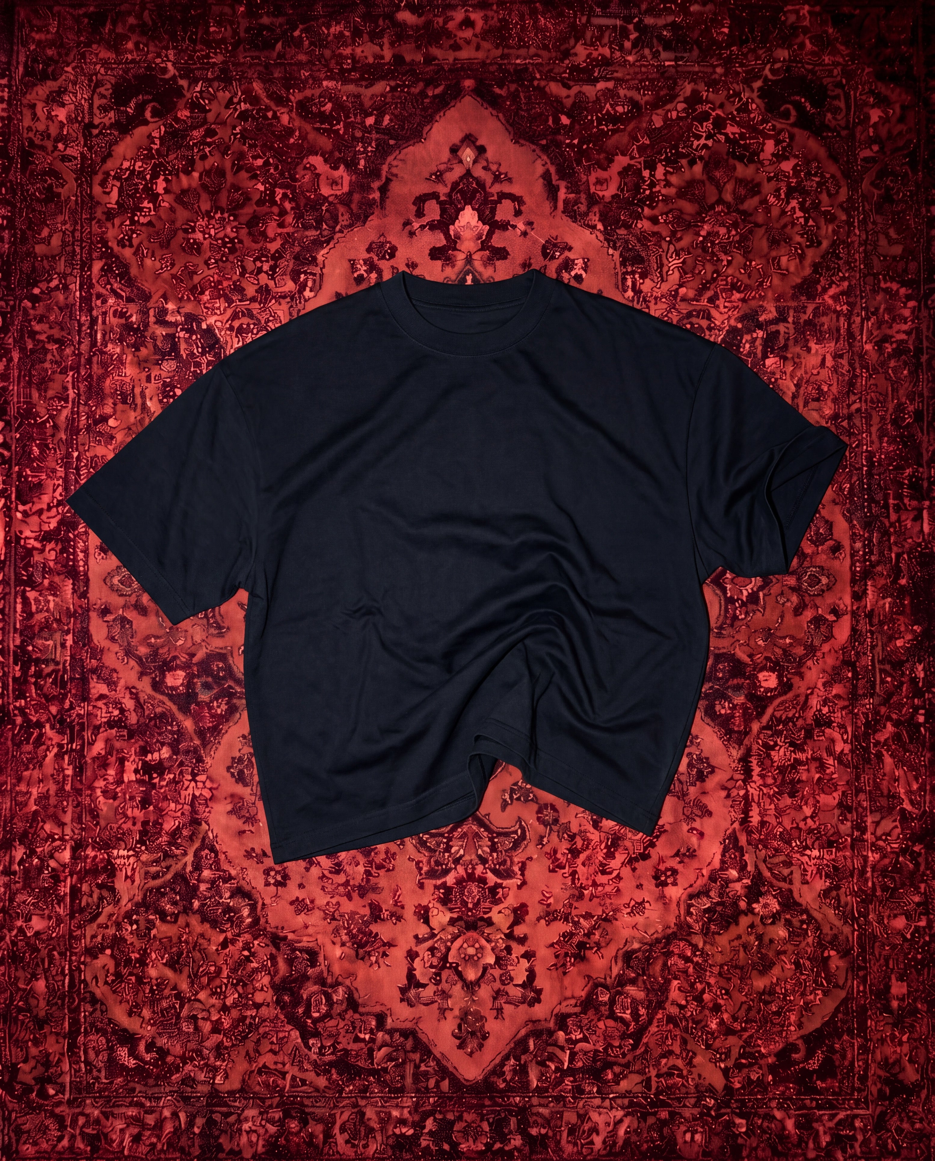 Plain Black Boxy Tee