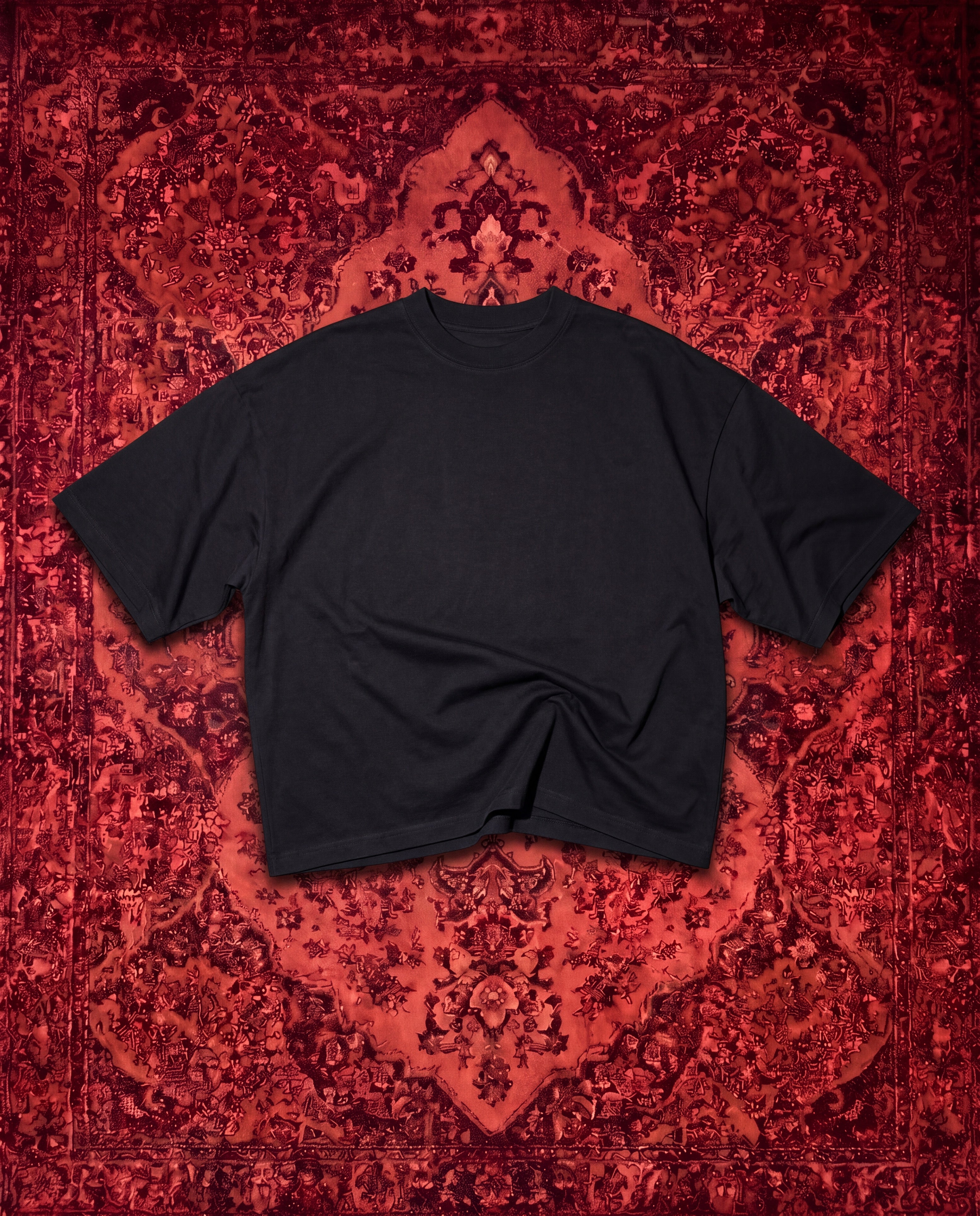 Plain Black Boxy Tee