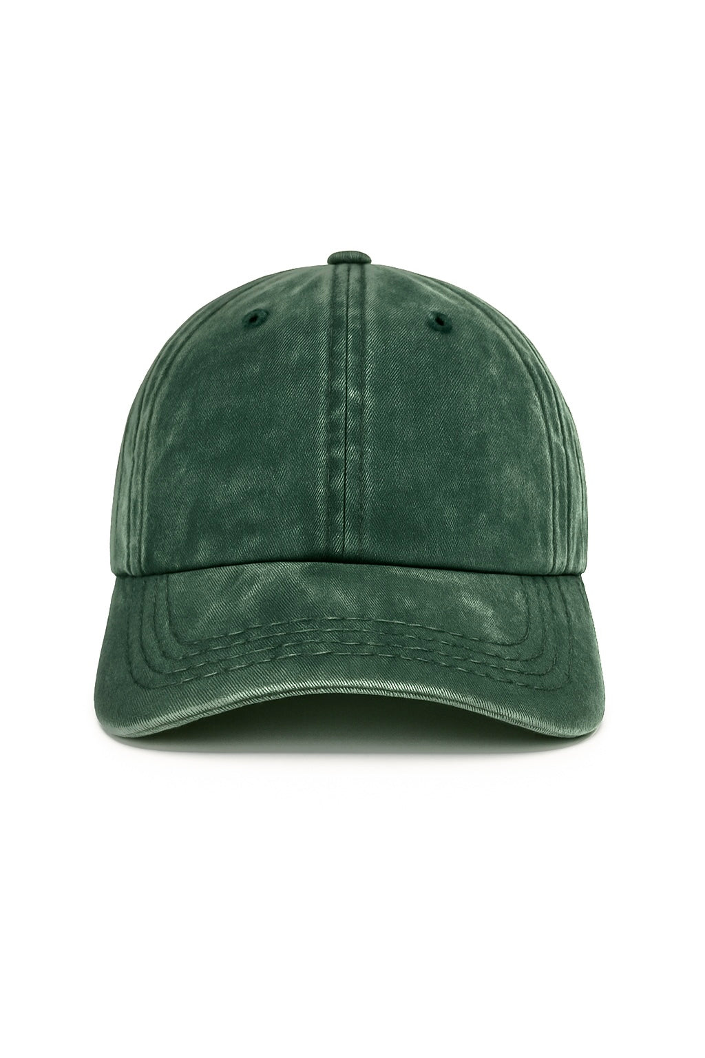 Acid-Washed Baseball Cap – Green