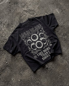 I See More Than I Should Black Boxy Tee