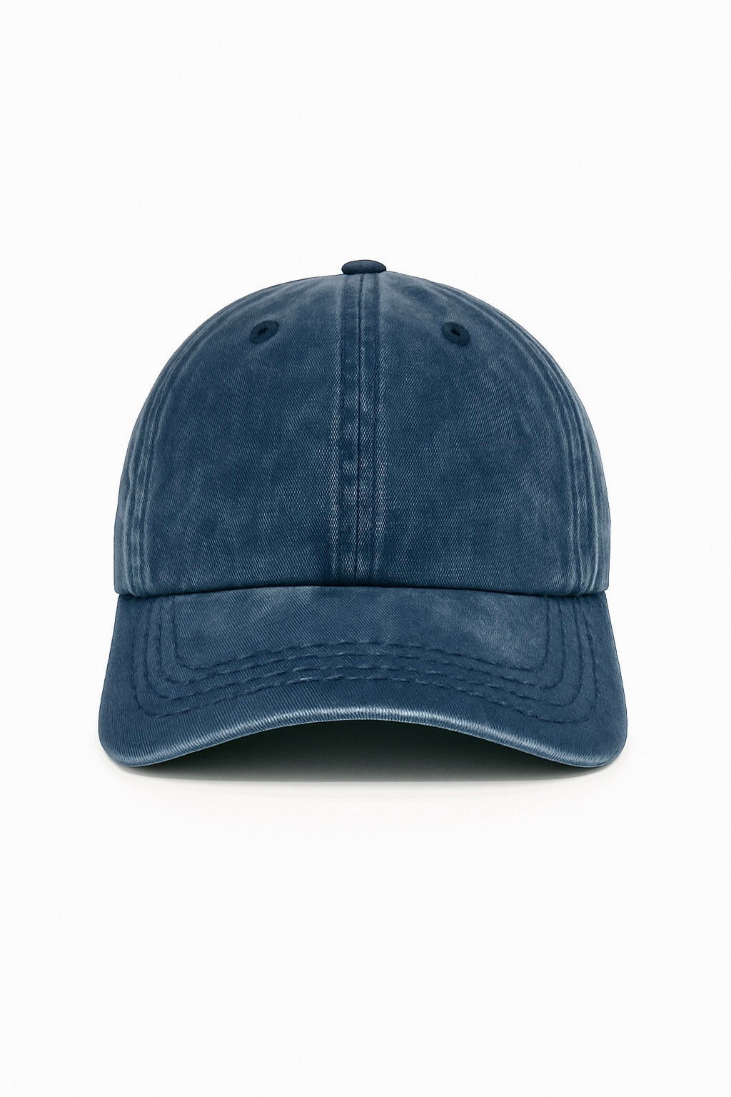 Acid-Washed Baseball Cap – Blue