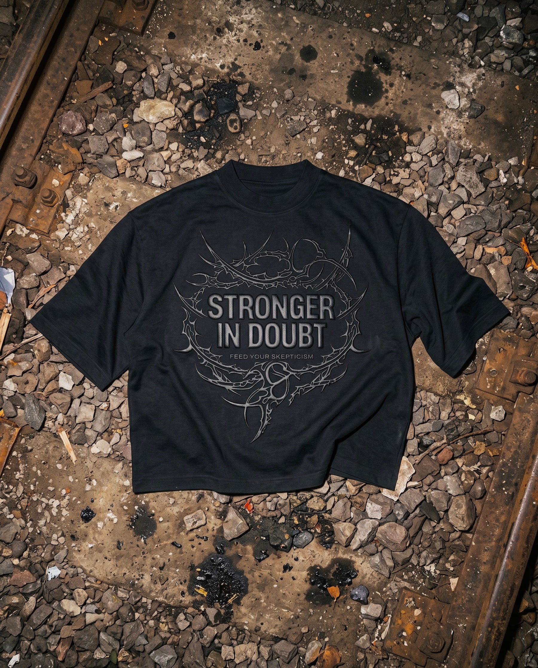 Doubt Theory Boxy Tee ( PUFF - PRINT )