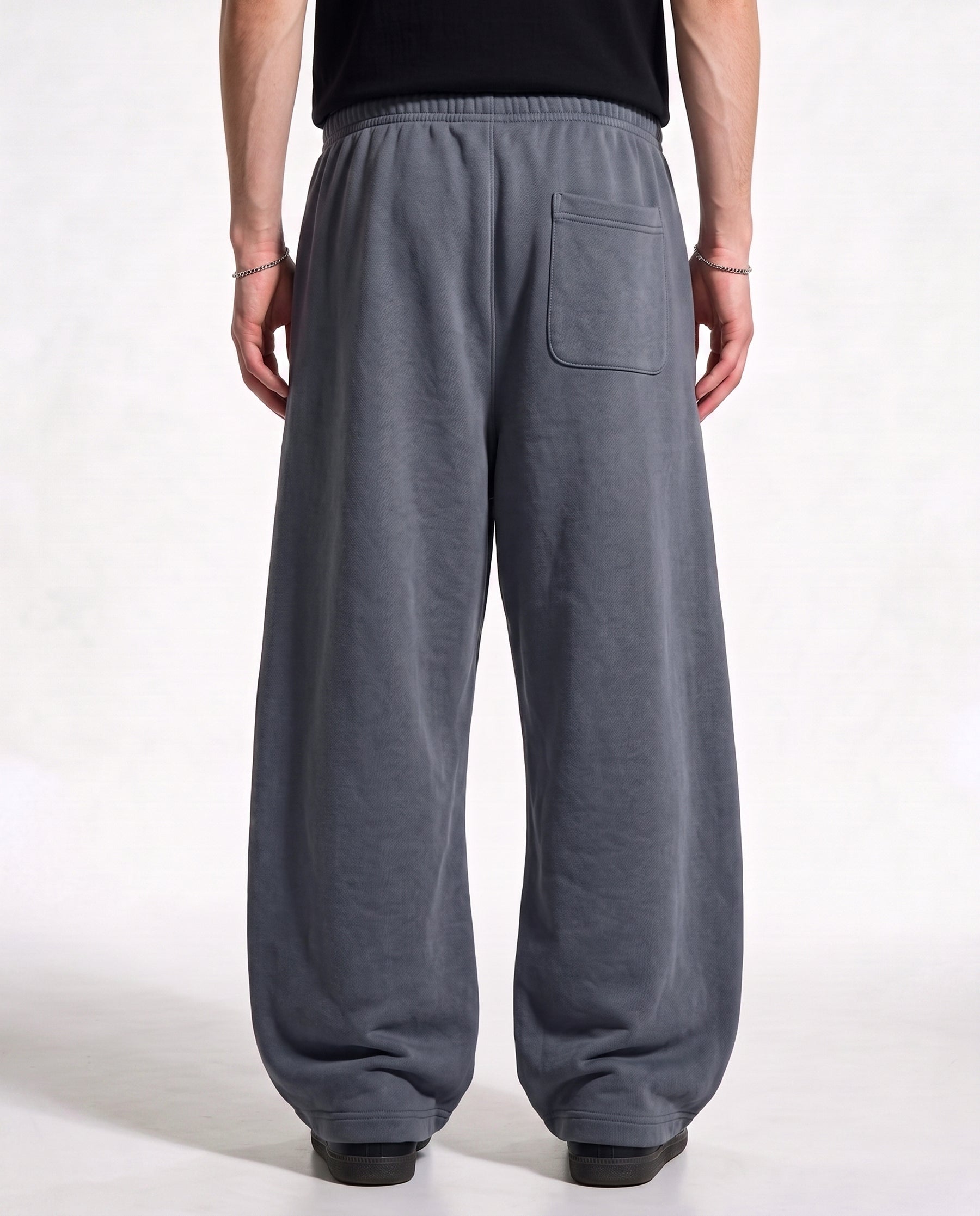 Steel Gray Balloon Sweatpants