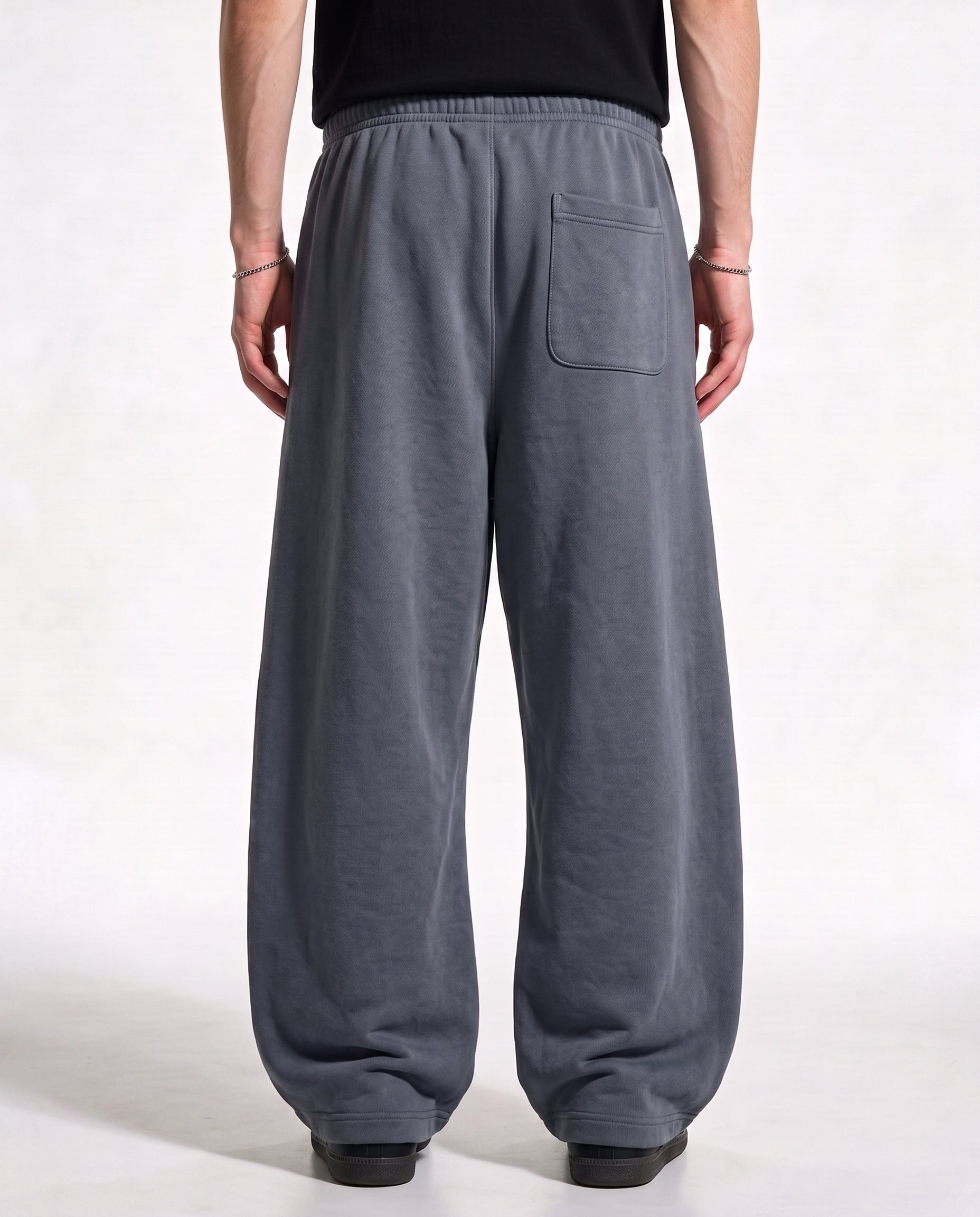 Steel Gray Balloon Sweatpants