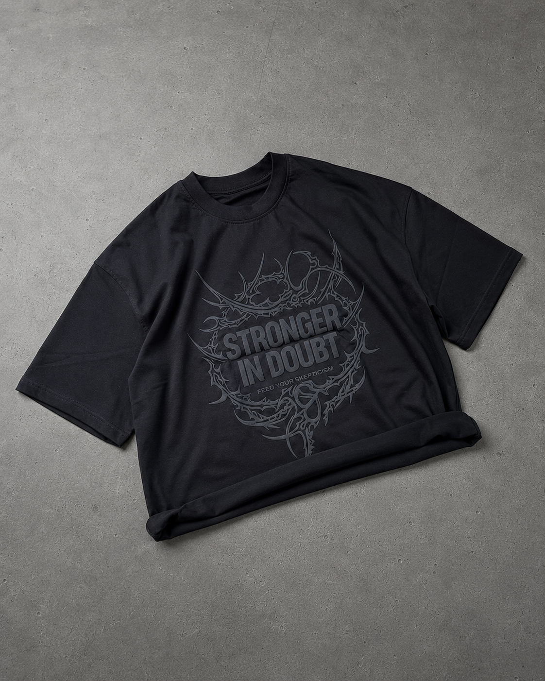 Doubt Theory Boxy Tee ( PUFF - PRINT )