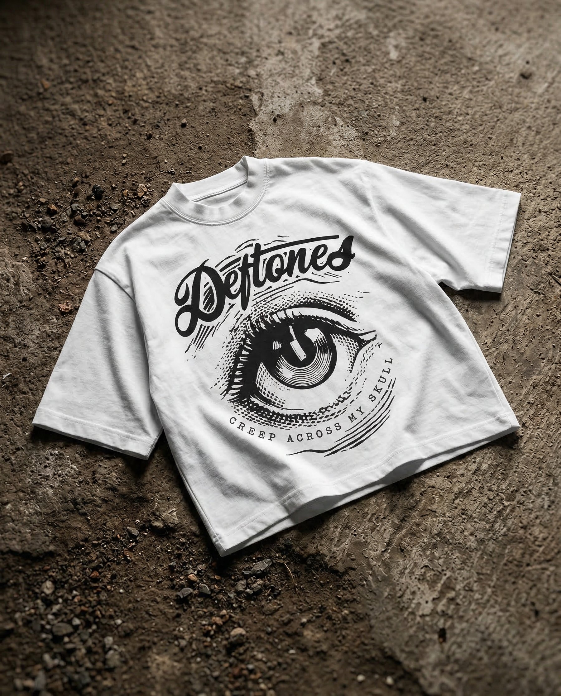 Deftones Eye White Boxy Tee