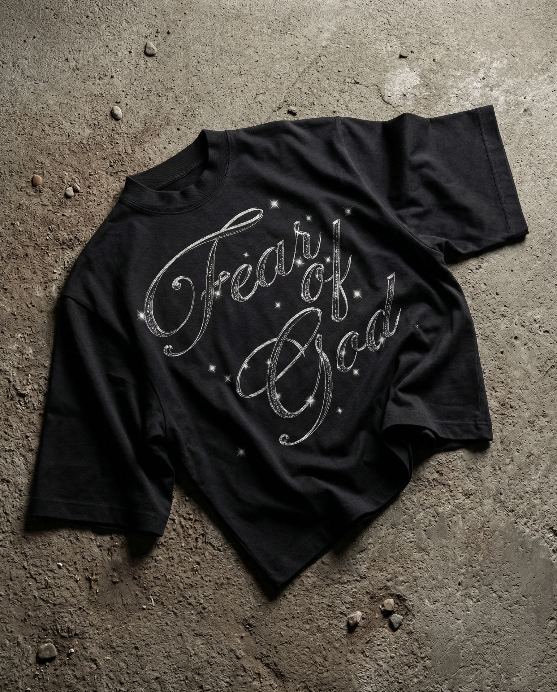 Fear Of God Black Boxy Tee