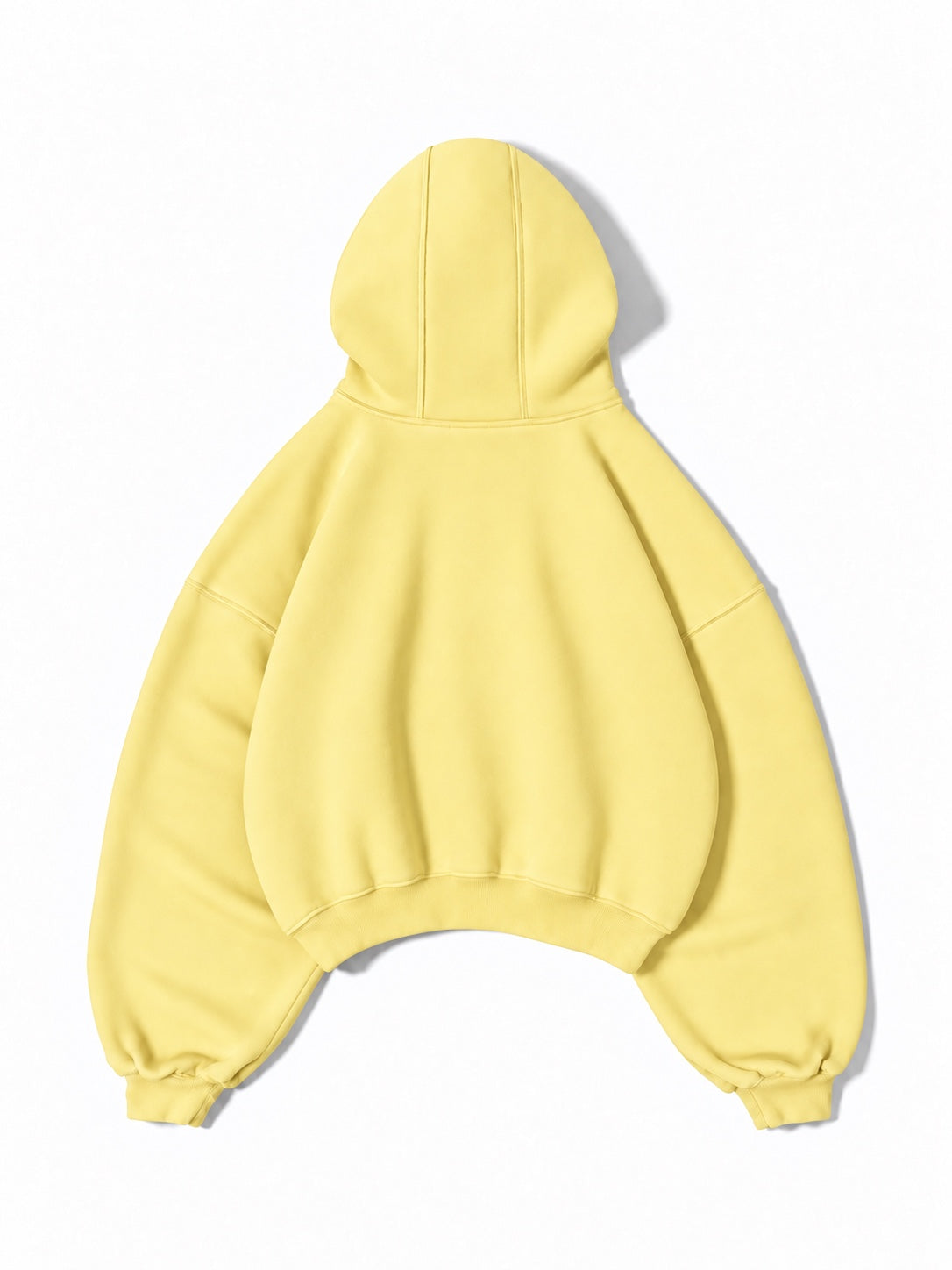 Essential Blank Hoodie Yellow - Back
