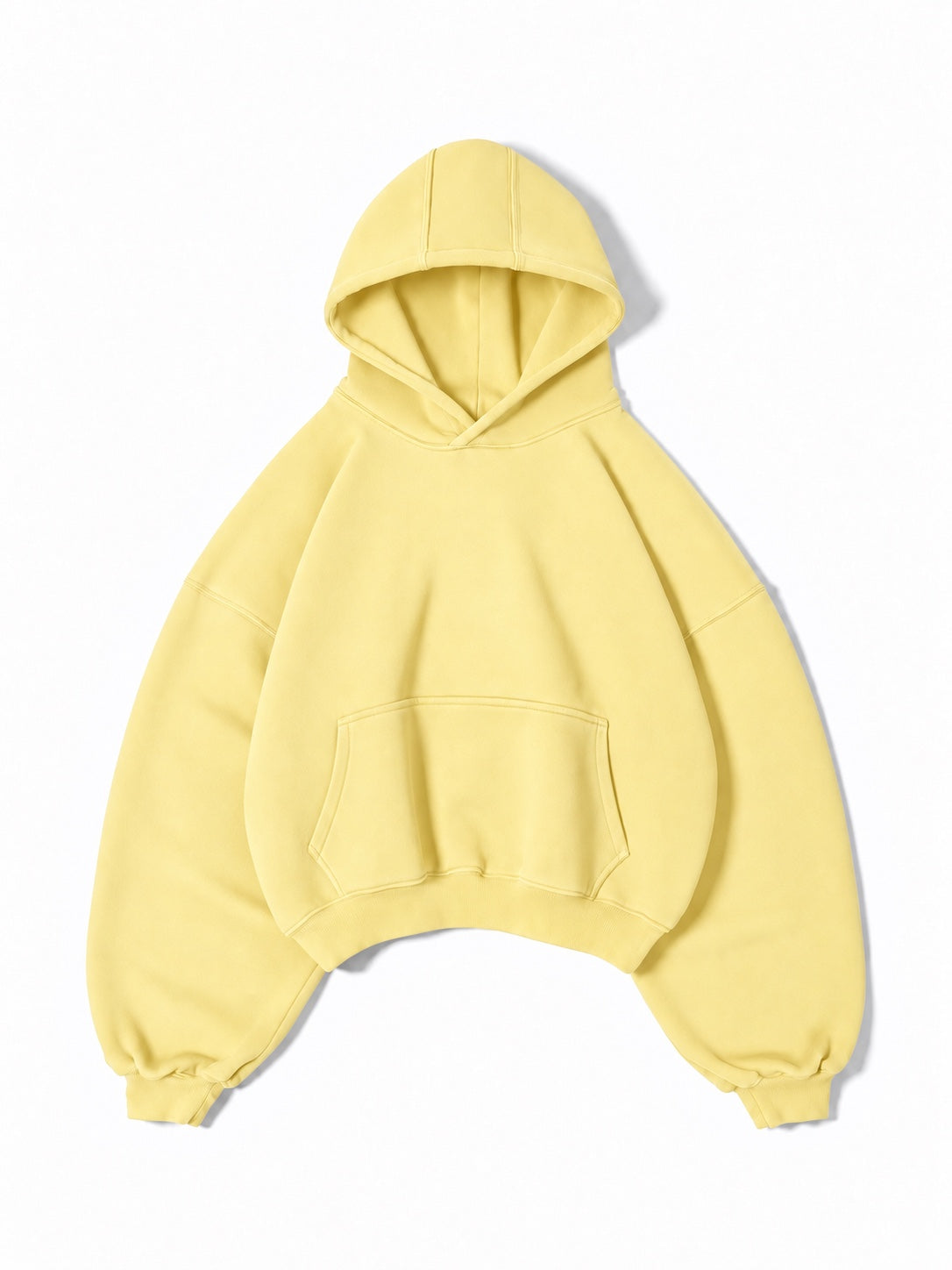 Essential Blank Hoodie Yellow - Front